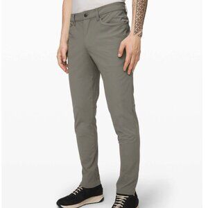 Lululemon ABC Pant Slim Warpstreme Pants Grey Sage Green Men's size 32x30